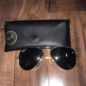 Polarized aviator ray bans